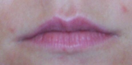 Before permanent Lip Color
