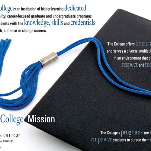 Mission statement poster for Westwood College in D
