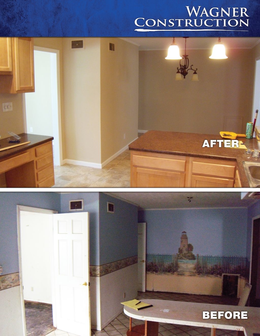Remodel - before and after (kitchen)