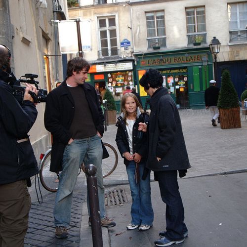 Shooting in Paris for an independent film producti