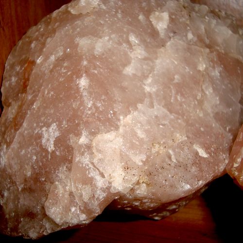 Rose quartz crystals