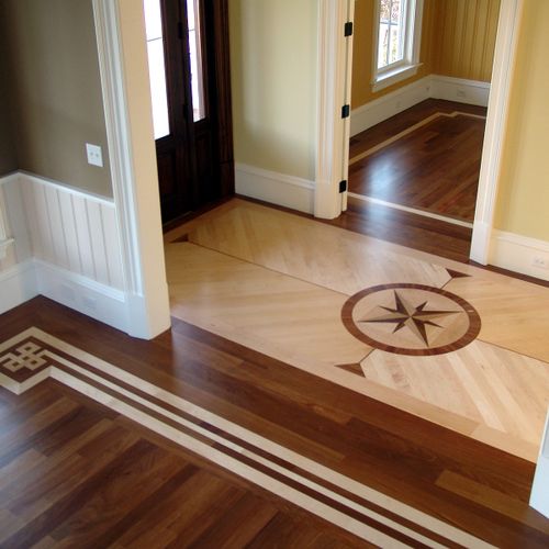 Our flooring PROs can install tile, hardwood (nail