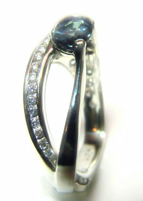 This is an Alexandrite set in our exclusive design