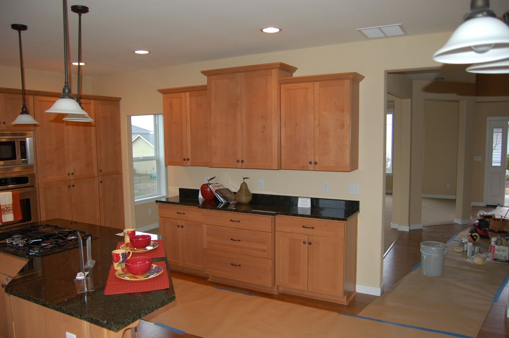 We can finish cabinets too!