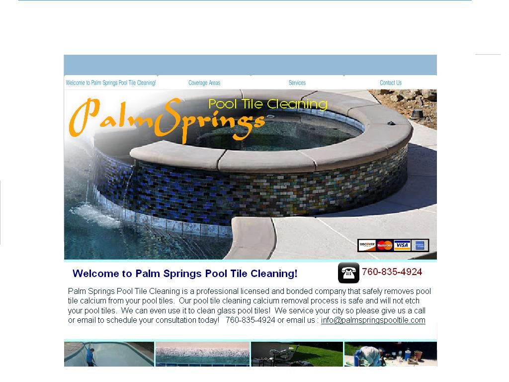 Palm Springs Pool Tile Cleaning