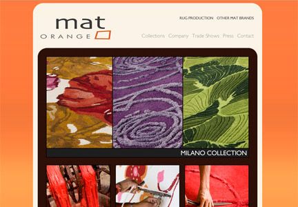 matOrange.com for M A Trading (designer rugs) in R