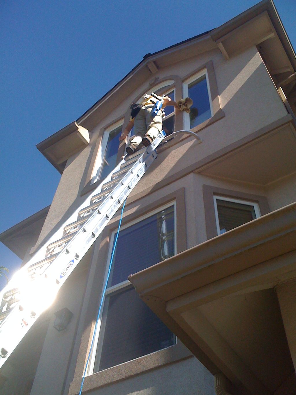 Yep, we do high ladder work.