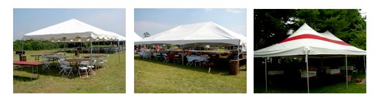 30 x 45 frame tent at Jones Beach