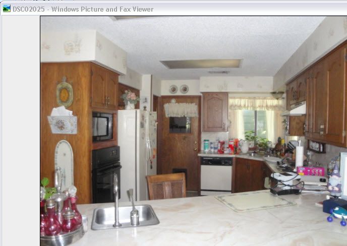 Here is a BEFORE shot of the kitchen.