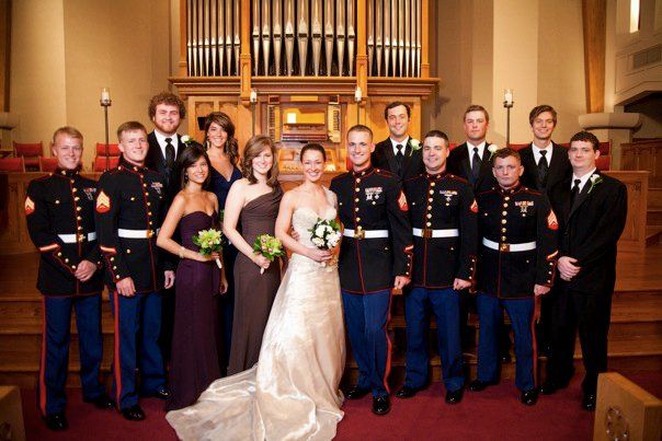 Dress blues at First Presbyterian Church, Hattiesb