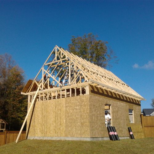 We can build your new detached garage / any size. 