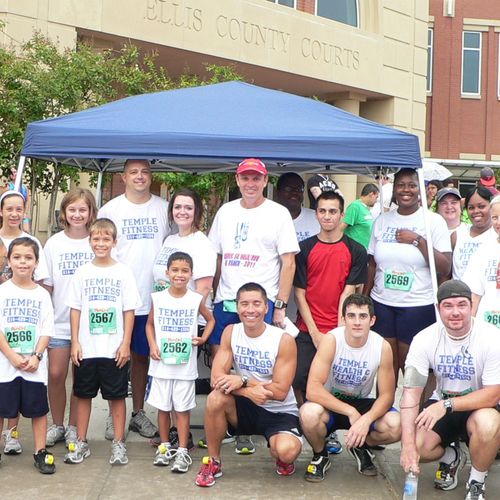 A group of our runners after a race in Waxahachie,