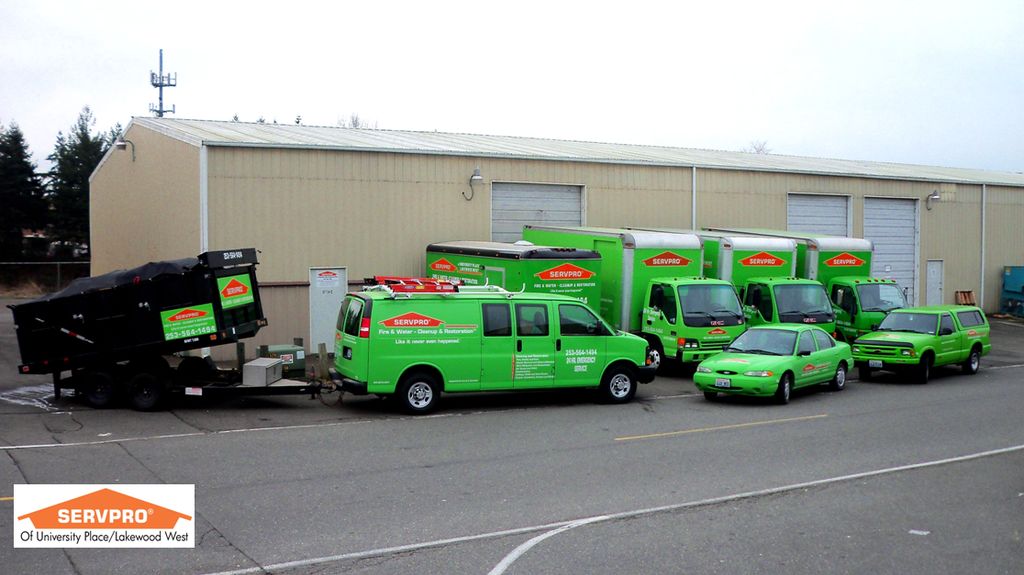 Ready to Roll - SERVPRO Of University Place/Lakewo