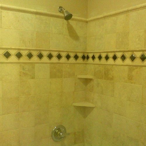 Custome Tile and Marble jobs for Showers, Kitchens