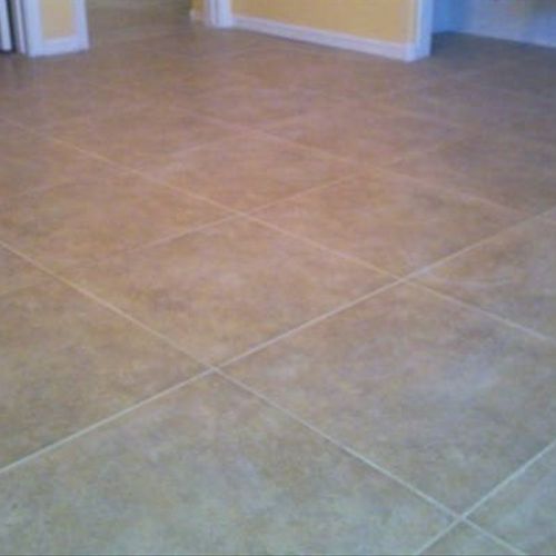 Finished Phase
finished tile setting and grouting,