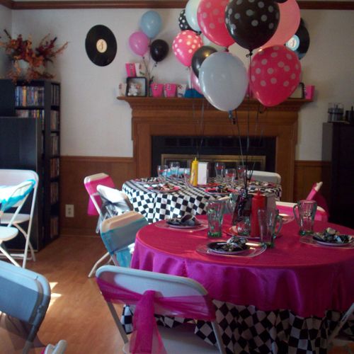 50's Themed Party