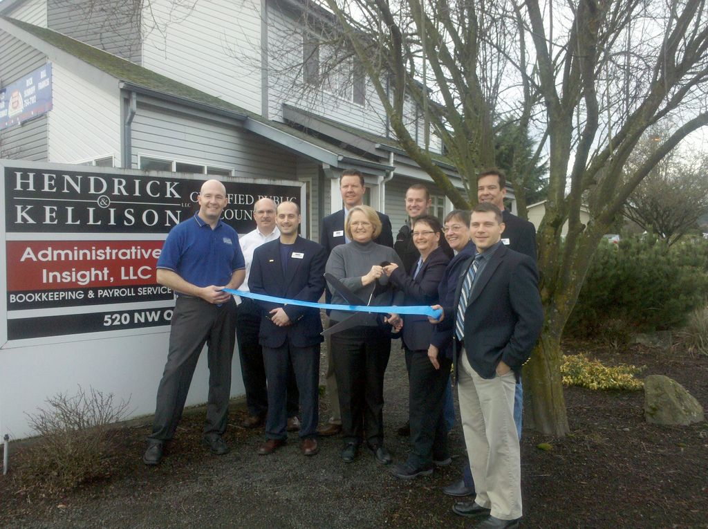 Chamber of commerce ribbon cutting for our new off