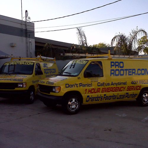 Pro Rooter.com Vans