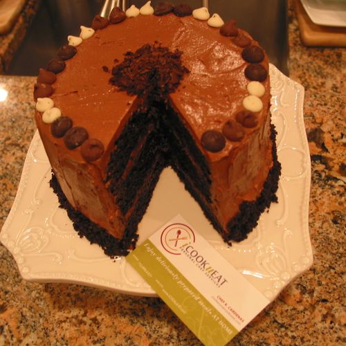 Deep, Dark Chocolate Layer Cake