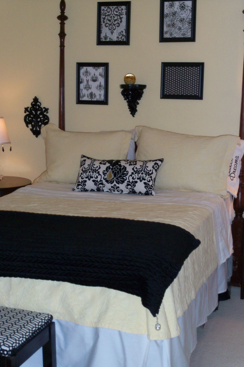 Guest bedroom decor.