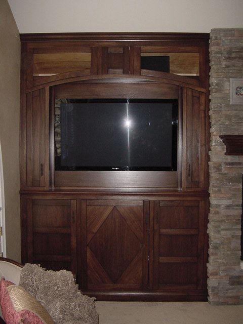 Black walnut Lower middle door 9 part solid walnut
