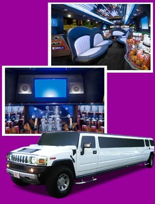 20 passenger stretch Hummers