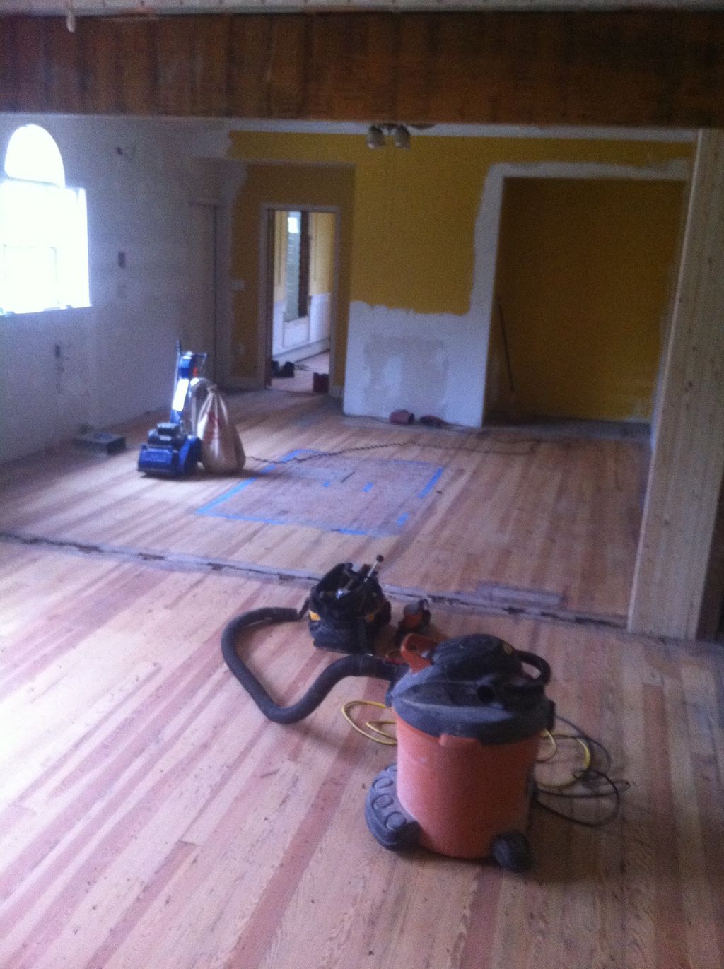 100+ year old heart pine before