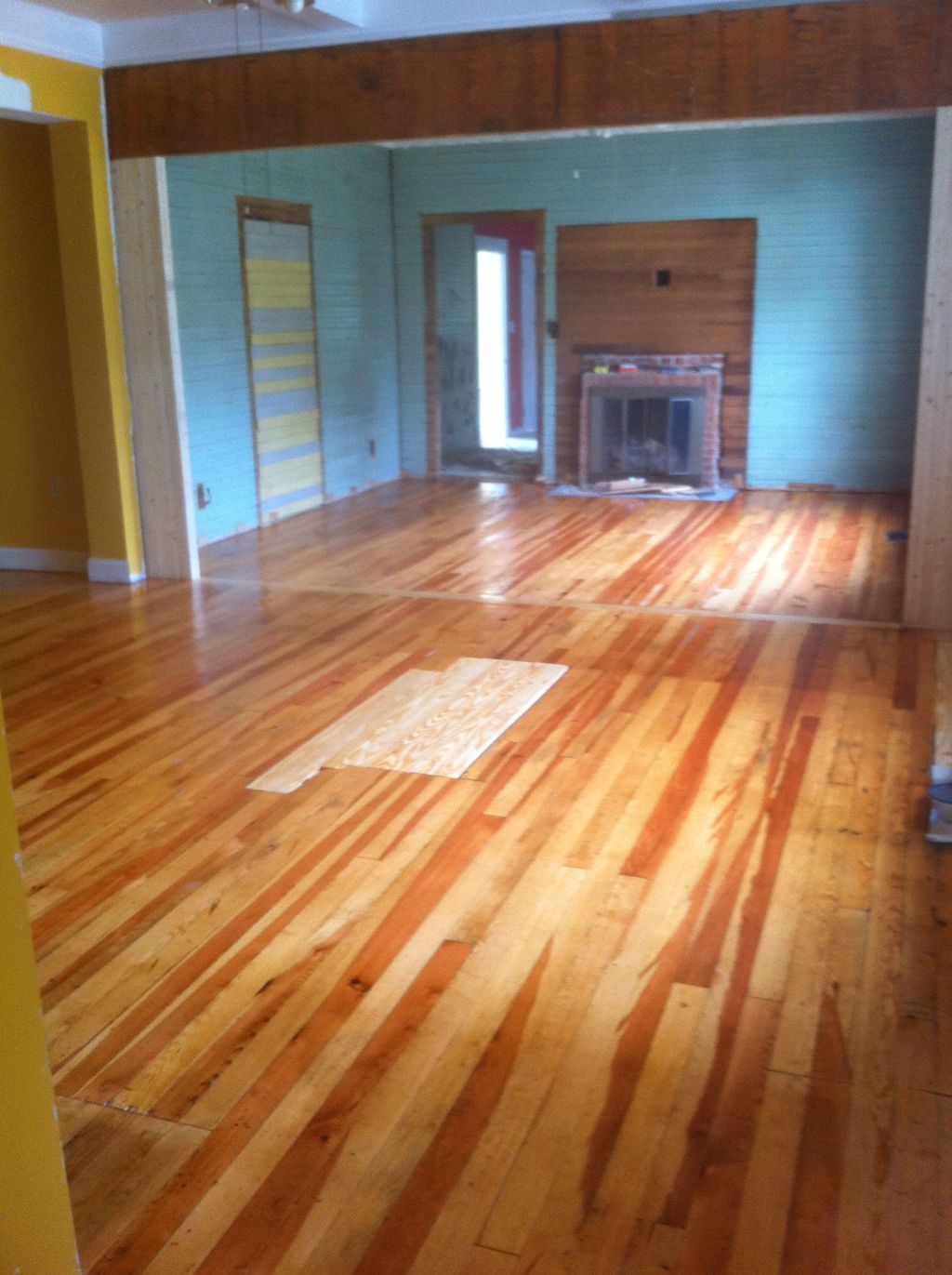 100+year old heart pine after