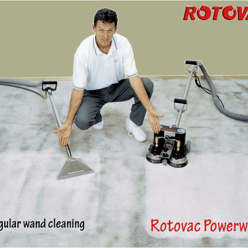 Grossbusters Carpet Cleaning with the Rotovac Powe