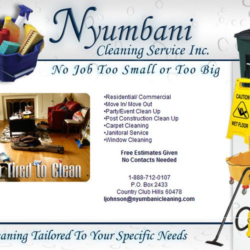 Cleaning Tailored to your Specific Cleaning needs