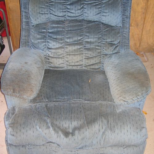 Upholstery Cleaning - BEFORE!