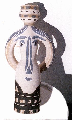 Picasso flower vase restored.
