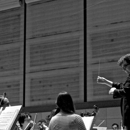 Conducting the San Francisco Conservatory of Music