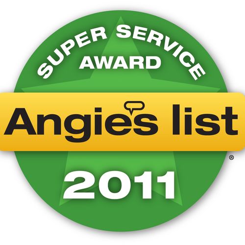 Angie's List Super Service Award Winner 2011