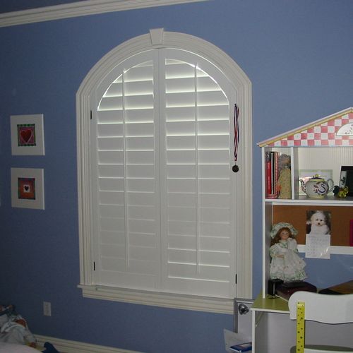 Custom Arched Shutter
