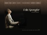 Web Design for a concert pianist