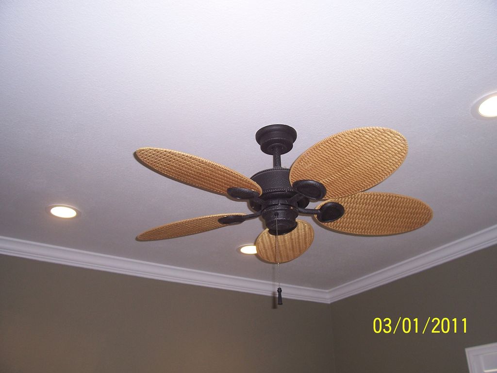 LED Recessed lights in an office. We replaced the 