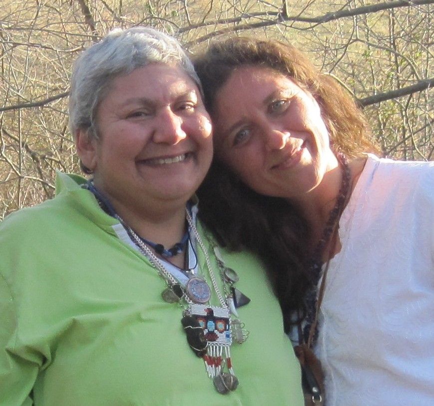 With my teacher, Shaman Manin