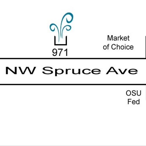 Map to Live Well Studio 971 NW Spruce Ave Corvalli