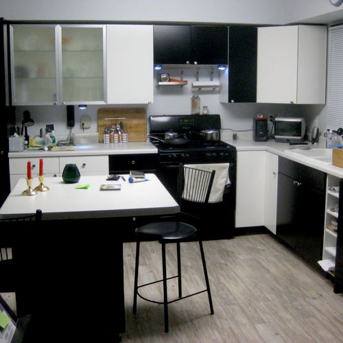 this is actually my kitchen which I designed.  My 