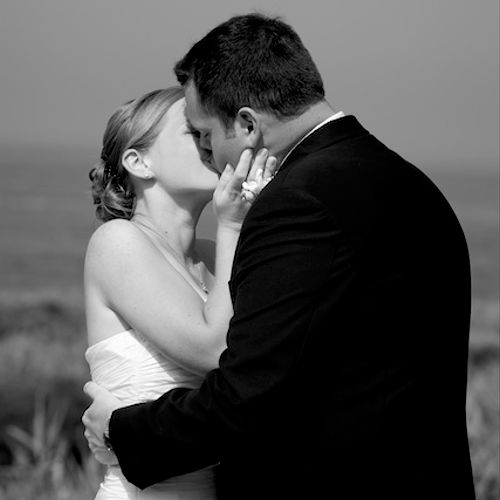 The Kiss.
M and D Block Island Wedding.