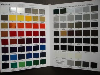 Color chip books on hand and custom color mixing