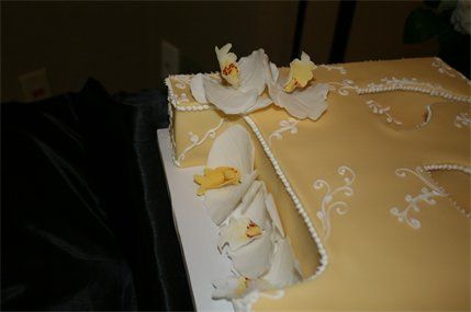 sugar paste orchids