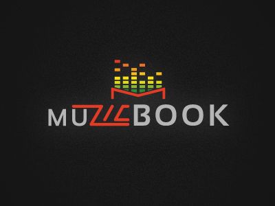 Muzic Book logo design