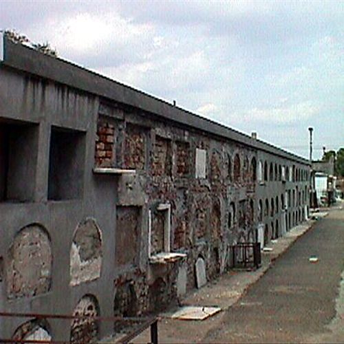 Wall Vaults in Cemetery