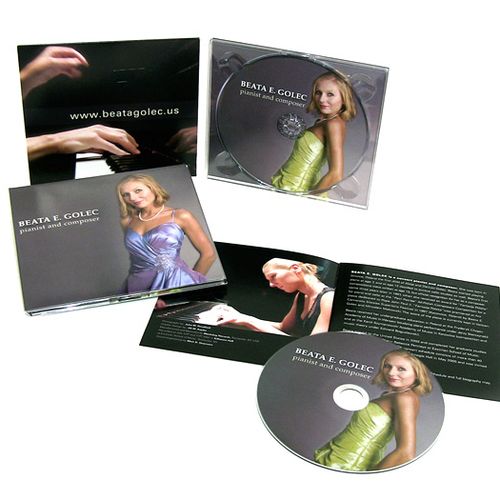 Beata E. Golec's CD
The CD Album Design and Bookle