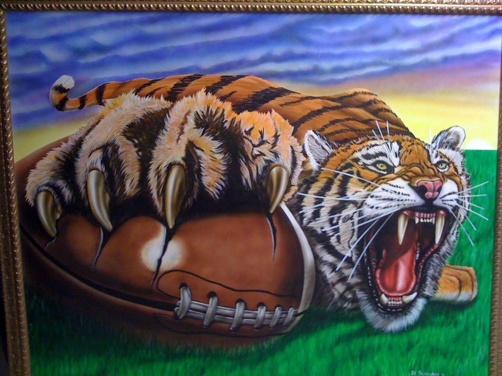 Tiger bait Limited edition print.