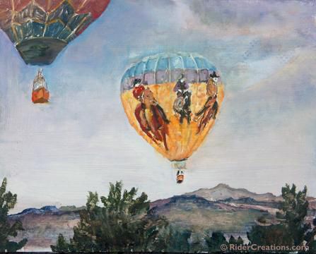 CJ Rider - 
"Rider's In The Sky"
Oil
