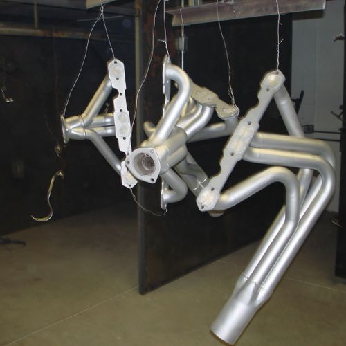 Headers finished in Epoxy high temp powder also pr