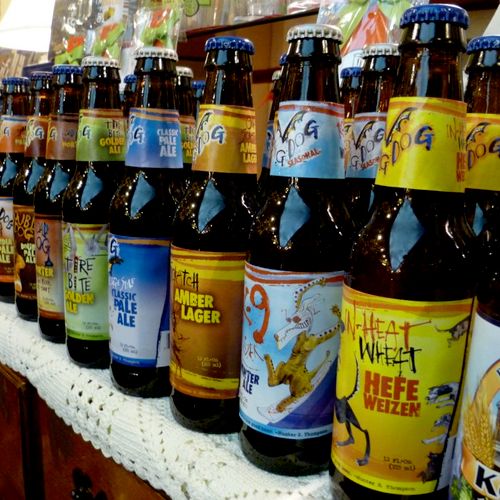 We carry Flying Dog Brewery, Clipper City and Brew